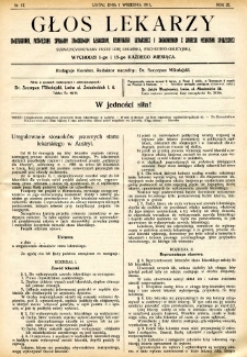 Głos Lekarzy 1911 R.9 nr 17