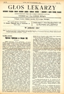 Głos Lekarzy 1911 R.9 nr 20