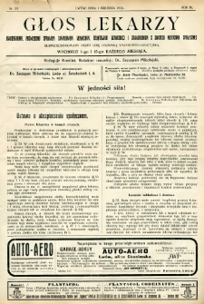 Głos Lekarzy 1911 R.9 nr 23