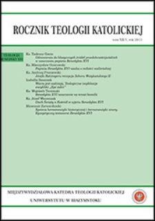 Rocznik Teologii Katolickiej 2013, T. 12/1