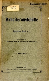 Arbeiterausschüsse