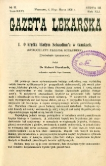 Gazeta Lekarska 1906 R.41, t.26, nr 12