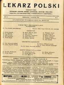 Lekarz Polski 1926 R.2 nr 8