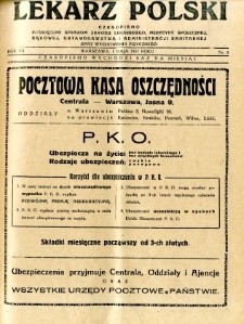 Lekarz Polski 1931 R.7 nr 5
