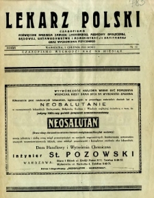 Lekarz Polski 1931 R.7 nr 12