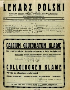 Lekarz Polski 1933 R.9 nr 2