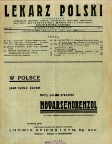Lekarz Polski 1933 R.9 nr 4