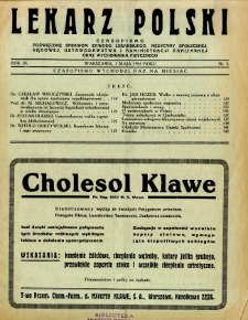 Lekarz Polski 1933 R.9 nr 5