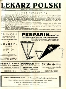 Lekarz Polski 1934 R.10 nr 2