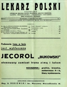 Lekarz Polski 1934 R.10 nr 6