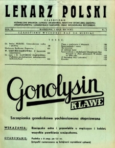 Lekarz Polski 1935 R.11 nr 5