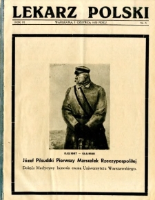 Lekarz Polski 1935 R.11 nr 6