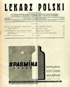 Lekarz Polski 1936 R.12 nr 6