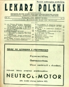 Lekarz Polski 1936 R.12 nr 7-8