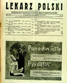 Lekarz Polski 1937 R.13 nr 10