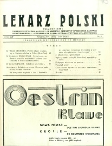 Lekarz Polski 1939 R.15 nr 2