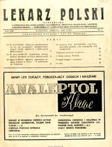 Lekarz Polski 1939 R.15 nr 4
