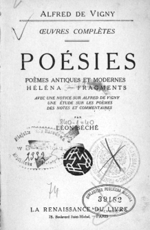 Poésies : poèmes antiques et modernes Héléna, fragmentes