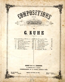 Compositions pour le Piano. No. 18, Op. 62. Grande Marche.