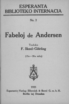 Fabeloj de Andersen