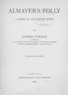 Almayer's Folly : a story of eastern river