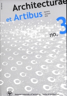 Architecturae et Artibus. Vol. 8, no. 3