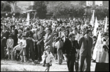 Msza św. przy kościele pw. Św. Kazimierza Królewicza, ul. Św. Kazimierza, Białystok, 1981 r.