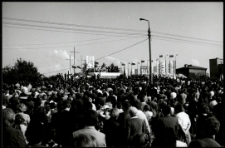 Msza św przy kościele pw. Św. Kazimierza Królewicza, ul. Św. Kazimierza, Białystok, 1981 r.