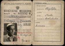 Książeczka wojskowa Longina Kobeszki, Białystok, 1959 r.