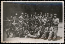 48. Brygada Powszechnej Organizacji "Służba Polsce", okolice Skierniewic,1951 r.