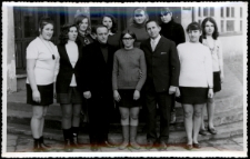 Uczestniczki kursu ciastkarskiego w Technikum Gastronomicznym, ul. Knyszyńska, Białystok, 1970 r.