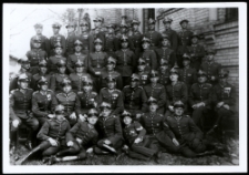 Kadra podoficerska 10. Pułku Ułanów Litewskich, ul. Kawaleryjska, Białystok, lata 30. XX w.