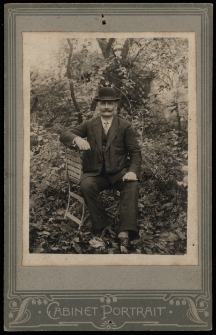 Zdjęcie portretowe Józefa Pieńkowskiego, Budapeszt, Węgry, 1926-29 r.