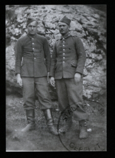 Polscy jeńcy wojenni w obozie karnym Stalag XVIII C, Markt Pongau, Niemcy, 1942 r.