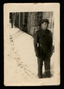 Polski jeniec wojenny w obozie Stalag VII A, Moosburg an der Isar, Niemcy, 1940 r.