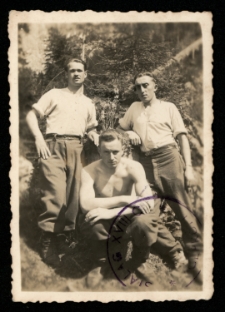 Polscy jeńcy wojenni w obozie karnym Stalag XVIII C, Markt Pongau, Niemcy, 1942 r.