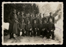Polscy jeńcy wojenni w obozie karnym Stalag XVIII C, Markt Pongau, Niemcy, 1942 r.
