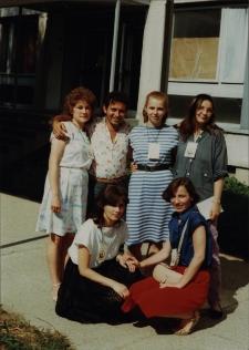 Uczestnicy Młodzieżowego Światowego Kongresu Esperanto w Zagrzebiu, 1988 r.