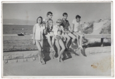 Członkowie Studenckiego Koła Esperantystów w Toruniu, Nessebar, Bułgaria, 1966 r.