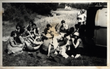 Wycieczka po Suwalszczyźnie w ramach"Letniego Esperanckiego Obozu" zorganizowana przez "Biazeta Aŭroro", 9 sierpień 1983 r.