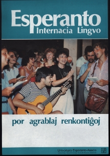 Ulotka Światowego Związku Esperantystów, Rotterdam, Holandia