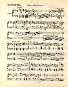 Jubel Ouverture : [für Clavier]