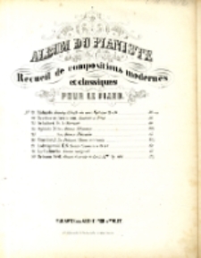 Album musicale. Recueil de compositions modernes et clasiquies pour le piano. No. 29, Pavane favorite de Louis XIV. Op. 100.