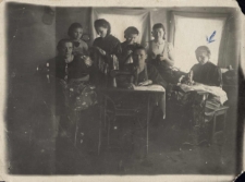 Polacy wywiezieni na Syberię, Jewgaszczyn, obwód Osmski Rosyjskiej SSR, 1942 r.