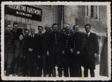 Pracownicy Nadleśnictwa Państwowego, Kowary, styczeń-luty 1945 r.