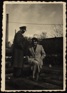 Nadleśnictwo Państwowe Kowary, Mirosław Wroczyński z żoną, lata 40-50. XX w.