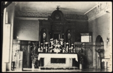 Kaplica szkolna w Liceum i Gimnazjum im. Króla Zygmunta Augusta, ul. Kościelna, Białystok, 1939 r.