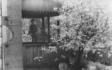 Na werandzie, ul. Staszica 7, Białystok, 1972 r.