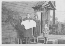 Chrzciny, ul. Graniczna 14a, Białystok, 1961 r.