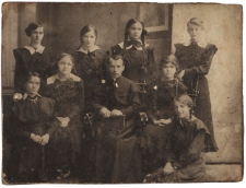 Matka Krzysztofa Krassowskiego w rosyjskim gimnazjum, Ukraina, 1917 r.